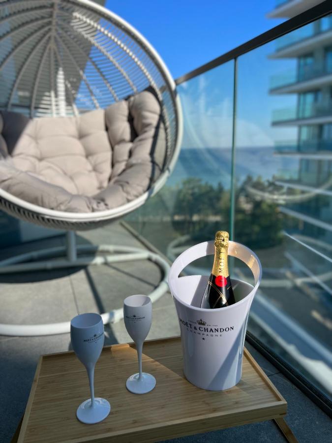 Wave Resort & Spa Magic Apartaments With Sea View Мендзыздрое Экстерьер фото